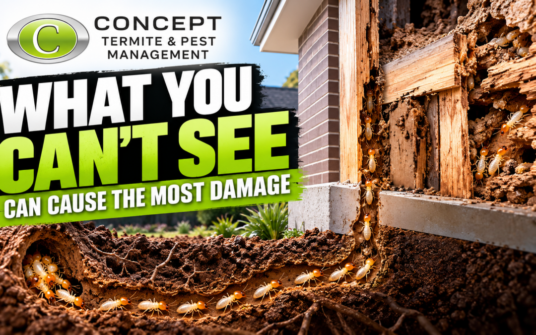 What You Can’t See: How Termites Gain Concealed Access to Your Home